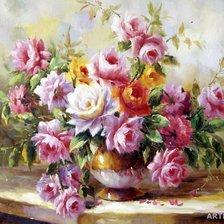 Схема вышивки «букет»