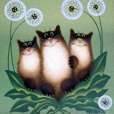 Схема вышивки «котейки»