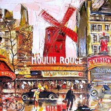 Схема вышивки «Мулен Руж»