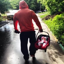 Схема вышивки «папа и малышка»