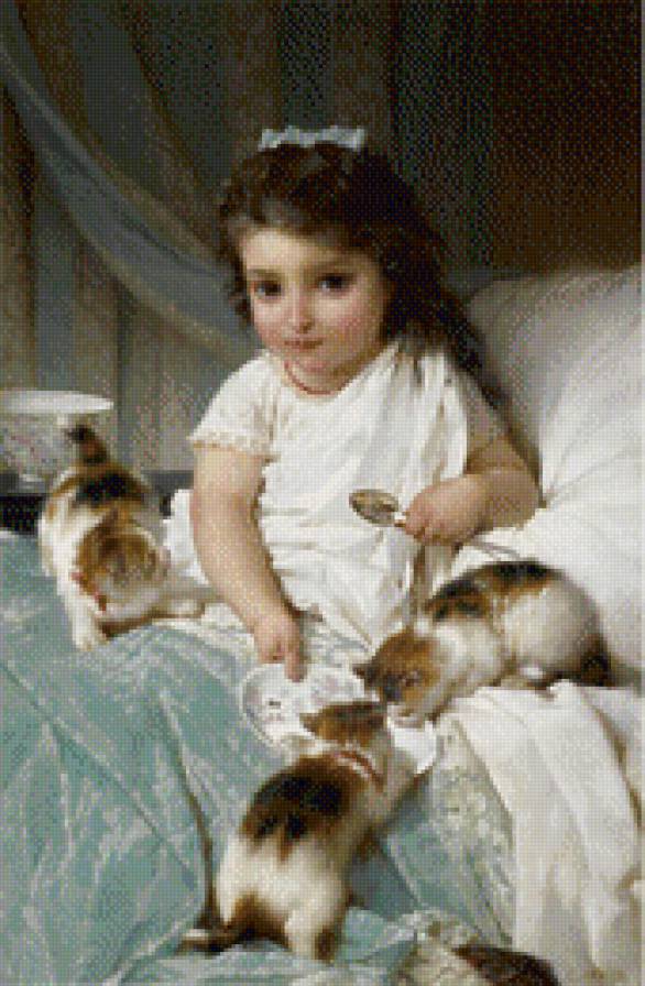 художник Emile Munier - картина, люди - предпросмотр