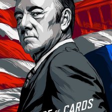 Схема вышивки «Фрэнк Андервуд»