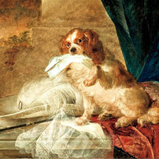 Схема вышивки «Собачка»