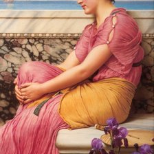 Схема вышивки «девушка»