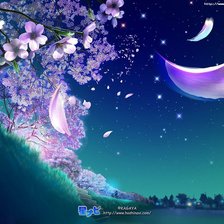 Схема вышивки «ночь»