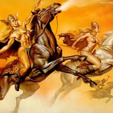 Схема вышивки «амазонки»