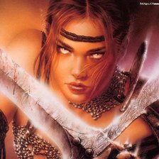 Схема вышивки «девушка»