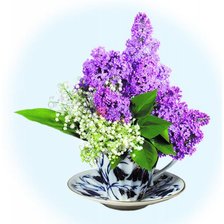 Схема вышивки «Аромат весны»