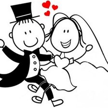 Схема вышивки «Свадьба»