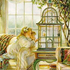 Схема вышивки «дети»