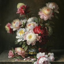 Схема вышивки «Натюрморт с букетом цветов»