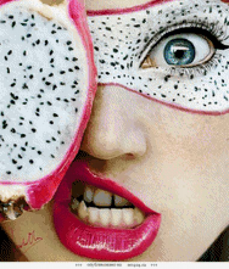 Фруктовая серия - девушка, фрукты, портрет - предпросмотр