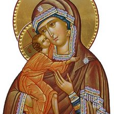 Схема вышивки «Божья матерь Феодоровская»