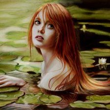 Схема вышивки «Русалка»