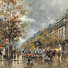 Схема вышивки «париж»