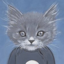 Схема вышивки «Кот»