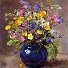 Схема вышивки «Полевые цветы»