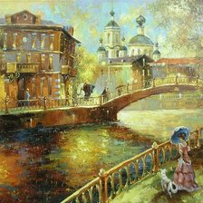 Схема вышивки «На набережной»