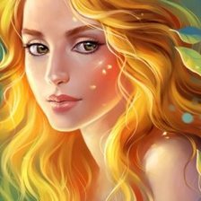 Схема вышивки «Девушка»