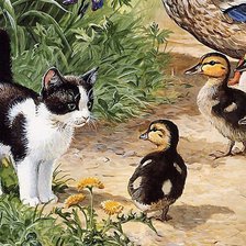 Схема вышивки «встреча»