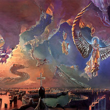 Схема вышивки «магический мир»