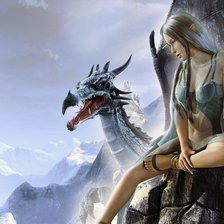 фея и дракон