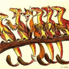 Схема вышивки «Серия Funny fox»