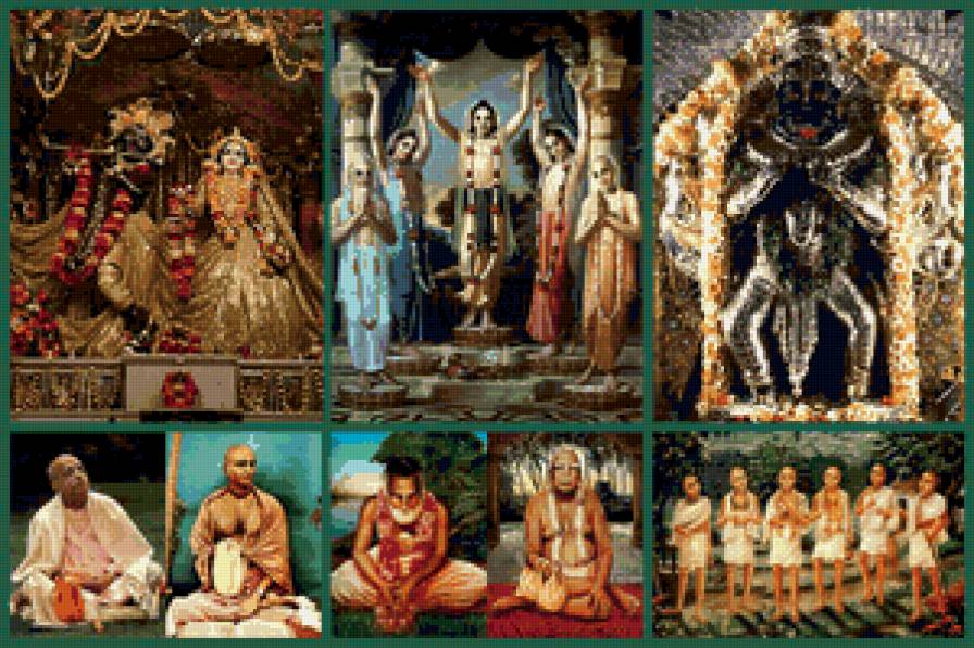 Алтарь - кришна, индия - предпросмотр