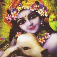 Схема вышивки «Кришна»