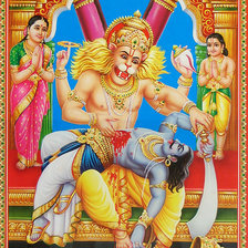 Схема вышивки «Нрисимха»