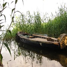 Схема вышивки «Старая лодка»