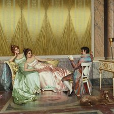 Схема вышивки «поэтический вечер»