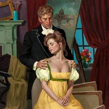 Схема вышивки «он и она»