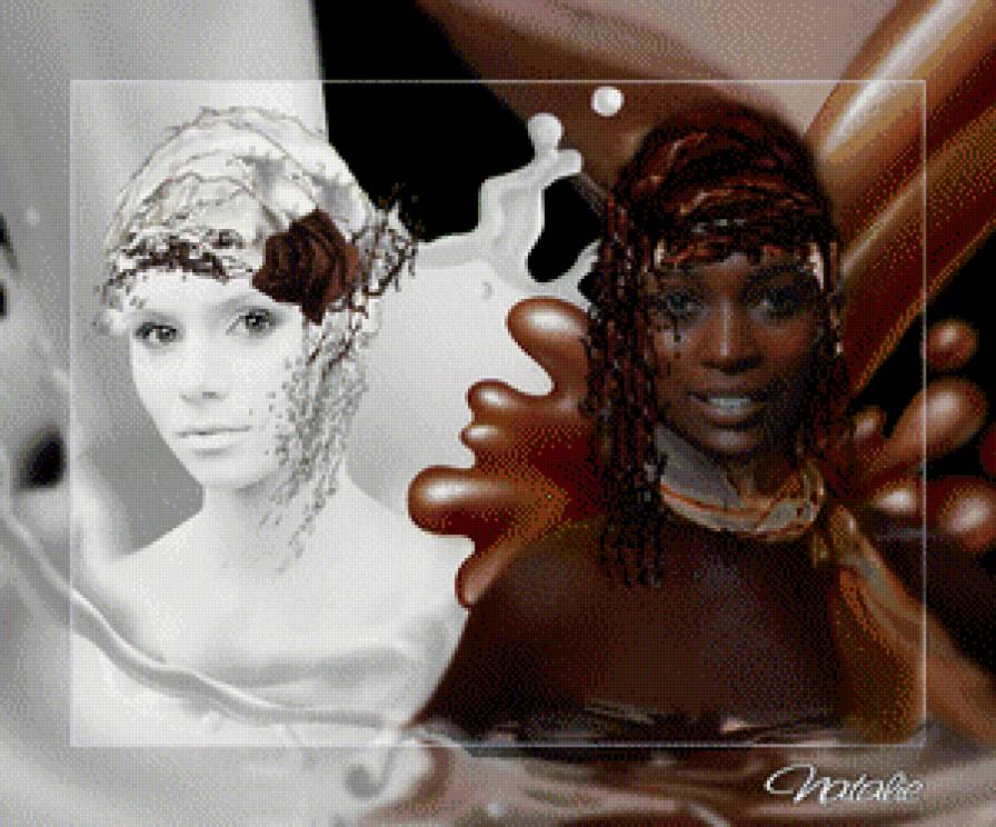 белое черное - предпросмотр