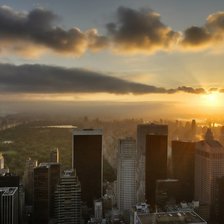 Схема вышивки «Нью-Йорк»