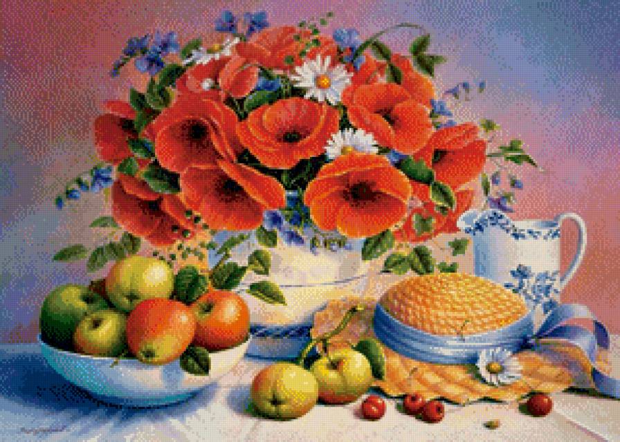 Натюрморт для кухни - натюрморт - предпросмотр