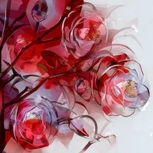 Схема вышивки «Камелия»