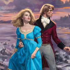 Схема вышивки «романтическая пара»