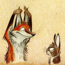 Схема вышивки «Серия Funny fox»
