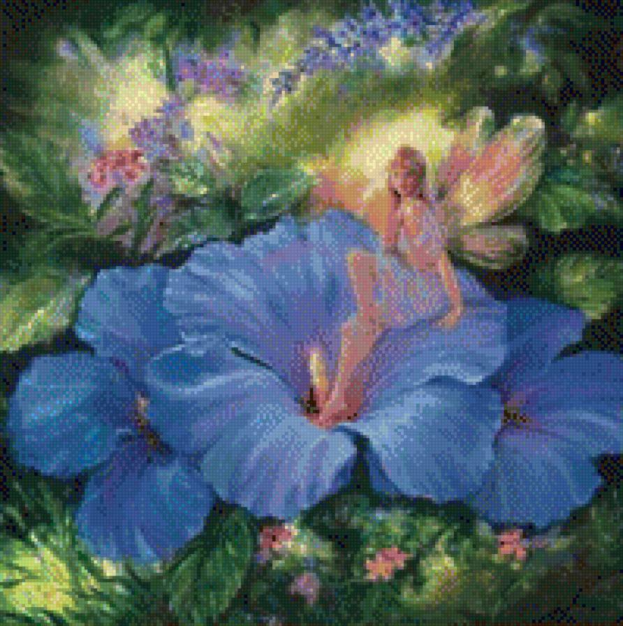 Дюймовочка - девушка, фэнтези - предпросмотр