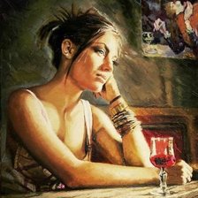 грусть. Художник Алексей Слюсар