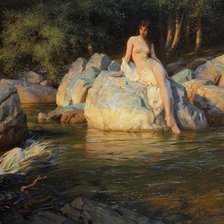 Схема вышивки «Русалка»