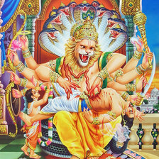 Схема вышивки «Нрисимха»