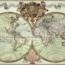 Схема вышивки «Старинная карта»