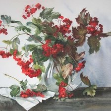 Схема вышивки «калина»