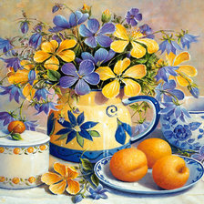 Схема вышивки «Натюрморт для кухни»