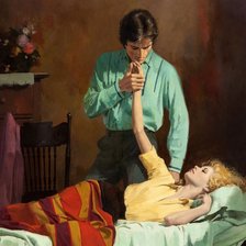 Схема вышивки «пара влюблённых»