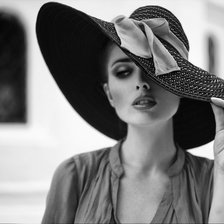 Схема вышивки «Шикарная дама»