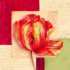 Схема вышивки «Тюльпан»