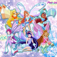 Схема вышивки «винкс»